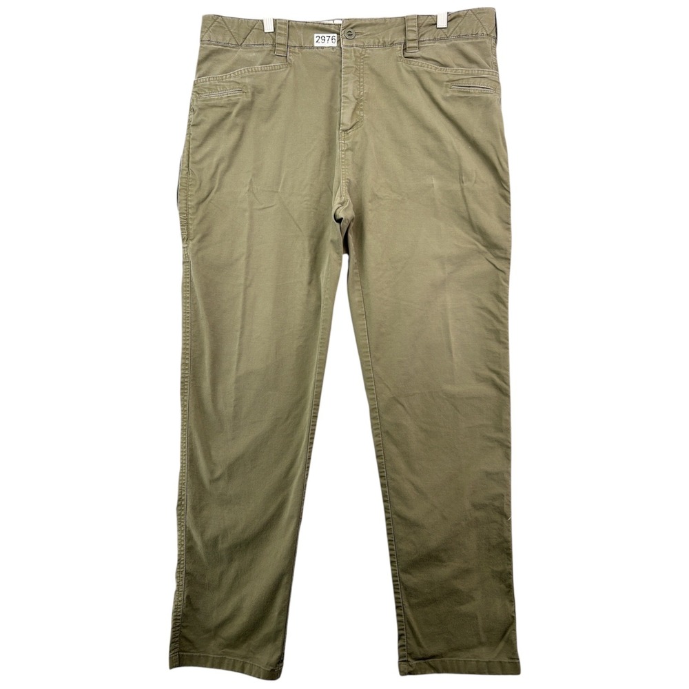 Viktos Leo Duty Pants Men 38x34 Green Tactical Straight Leg Cotton Blend Pockets